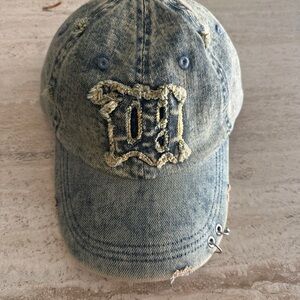 MISBHV Denim Cap w/ Piercings